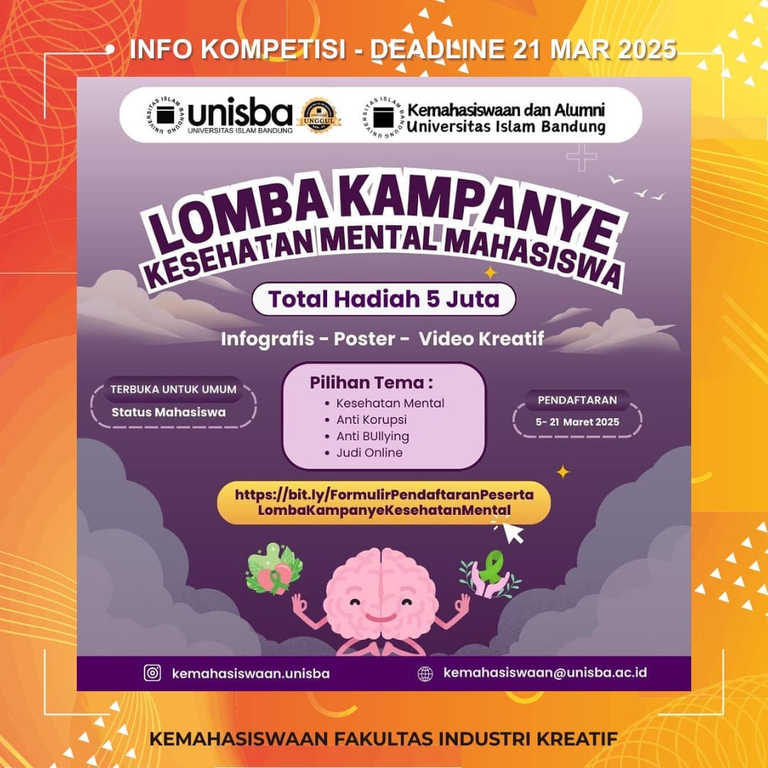 1741995856 INFO KOMPETISI Deadline 21 Maret 2025 More