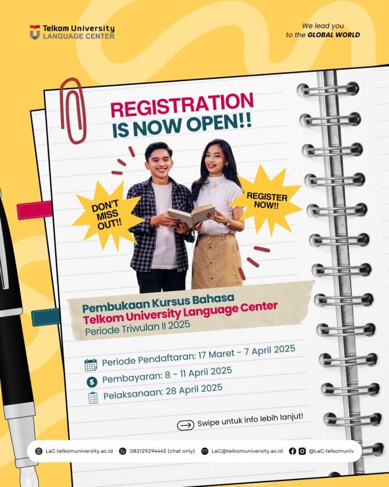 Pendaftaran Kursus Bahasa LaC Periode Triwulan II 2025