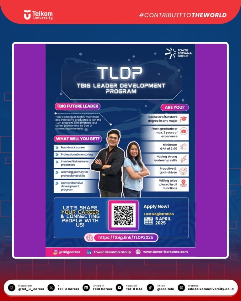 TBIG Leader Development Program is officially OPEN