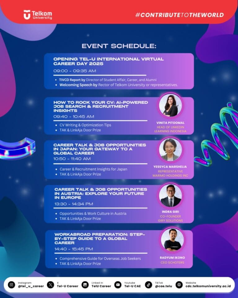 TEL U INTERNATIONAL VIRTUAL CAREER DAY 2025