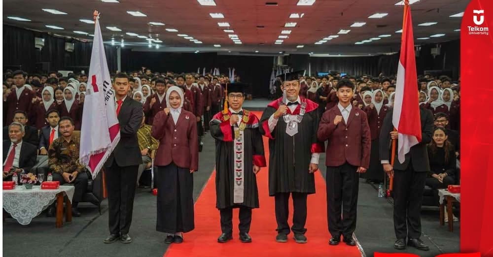 Gelar Sidang Terbuka Senat Penerimaan Mahasiswa Baru TA 2025/2026, Tel-U Kampus