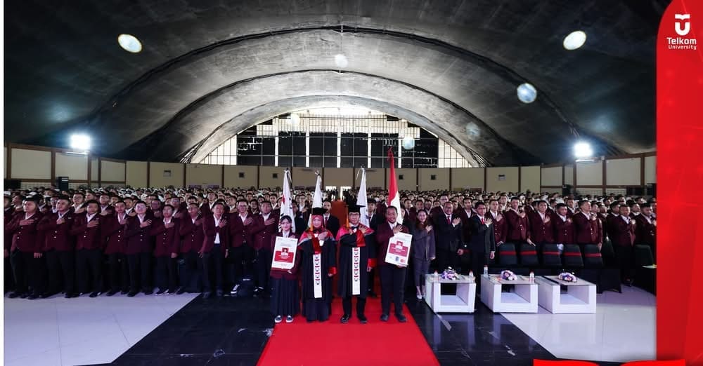 Telkom University Kukuhkan 9.437 Mahasiswa Baru, Siap Cetak Generasi Emas 2045