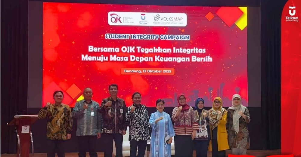 Telkom University Bekerja Sama dengan OJK Gelar Student Integrity Campaign, Tega