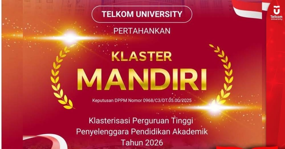 Telkom University Kembali Buktikan Konsistensinya di Klaster Mandiri