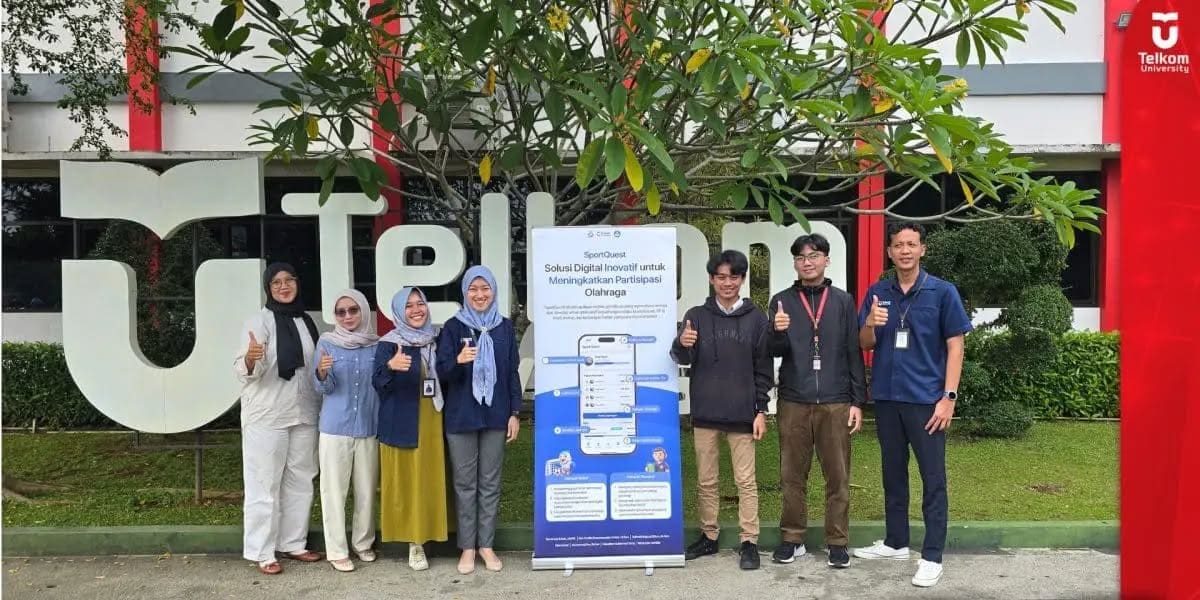 Mahasiswa Tel-U Hadirkan SportQuest, Platform Digital yang Bikin Kelola Lapangan